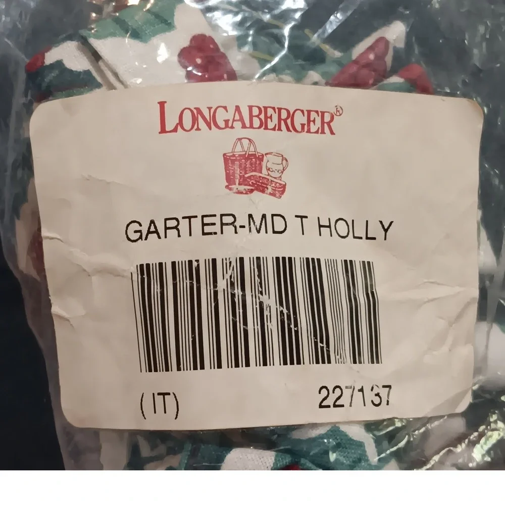 Longaberger medium garter